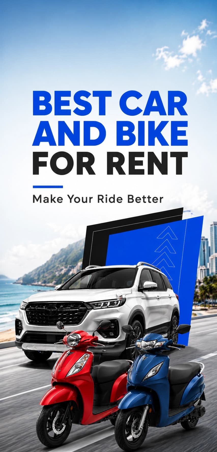 GoaRentals Luxury Vehicle Rental Banner